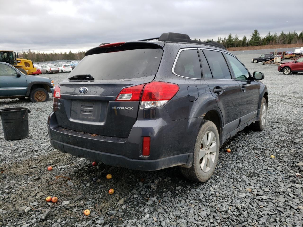 2011 Subaru Outback 2.5i Premium Gray vin: 4S4BRGGC1B3376646