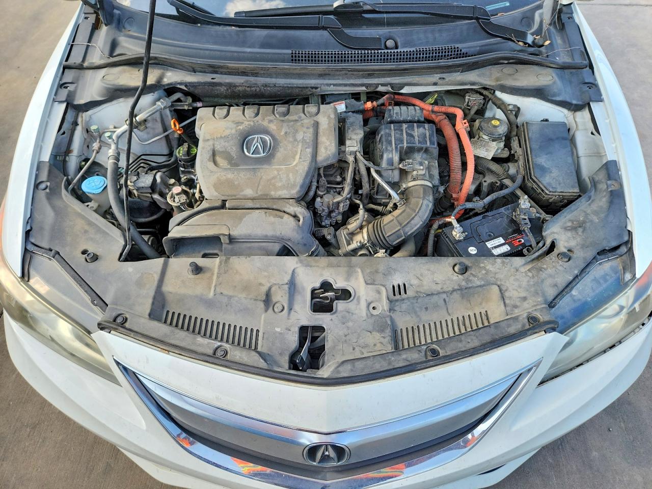 2013 Acura Ilx Hybrid Tech White vin: 19VDE3F70DE301964