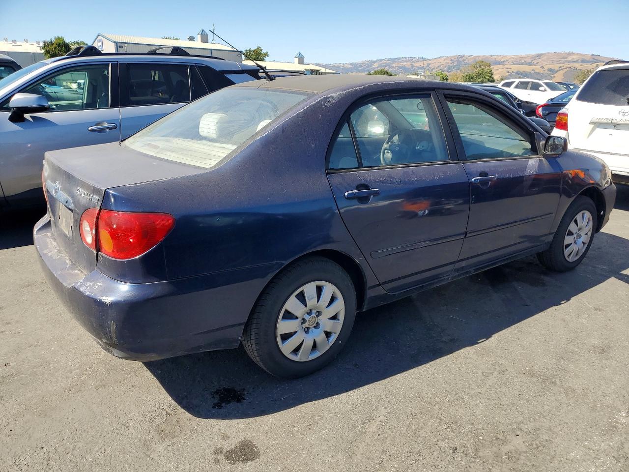 2004 Toyota Corolla Le Blue vin: 1NXBR32E84Z260617