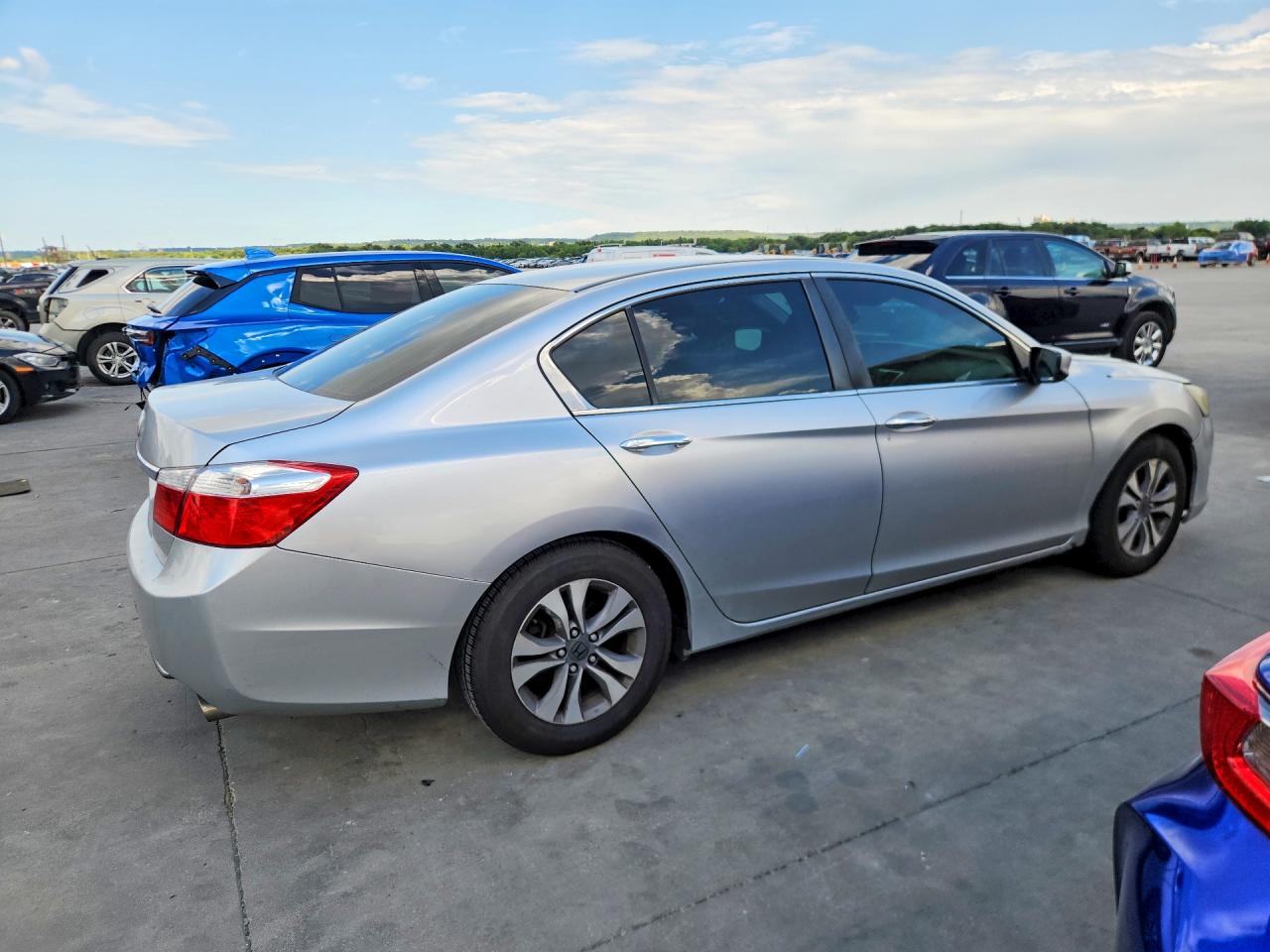 2013 Honda Accord Lx Silver vin: 1HGCR2F36DA200883