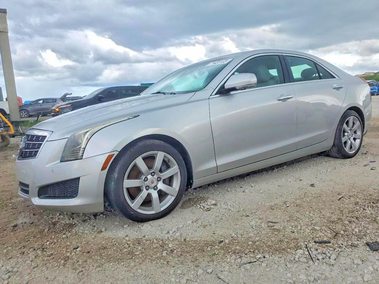 2014 Cadillac Ats Luxury Silver vin: 1G6AB5RA7E0127068