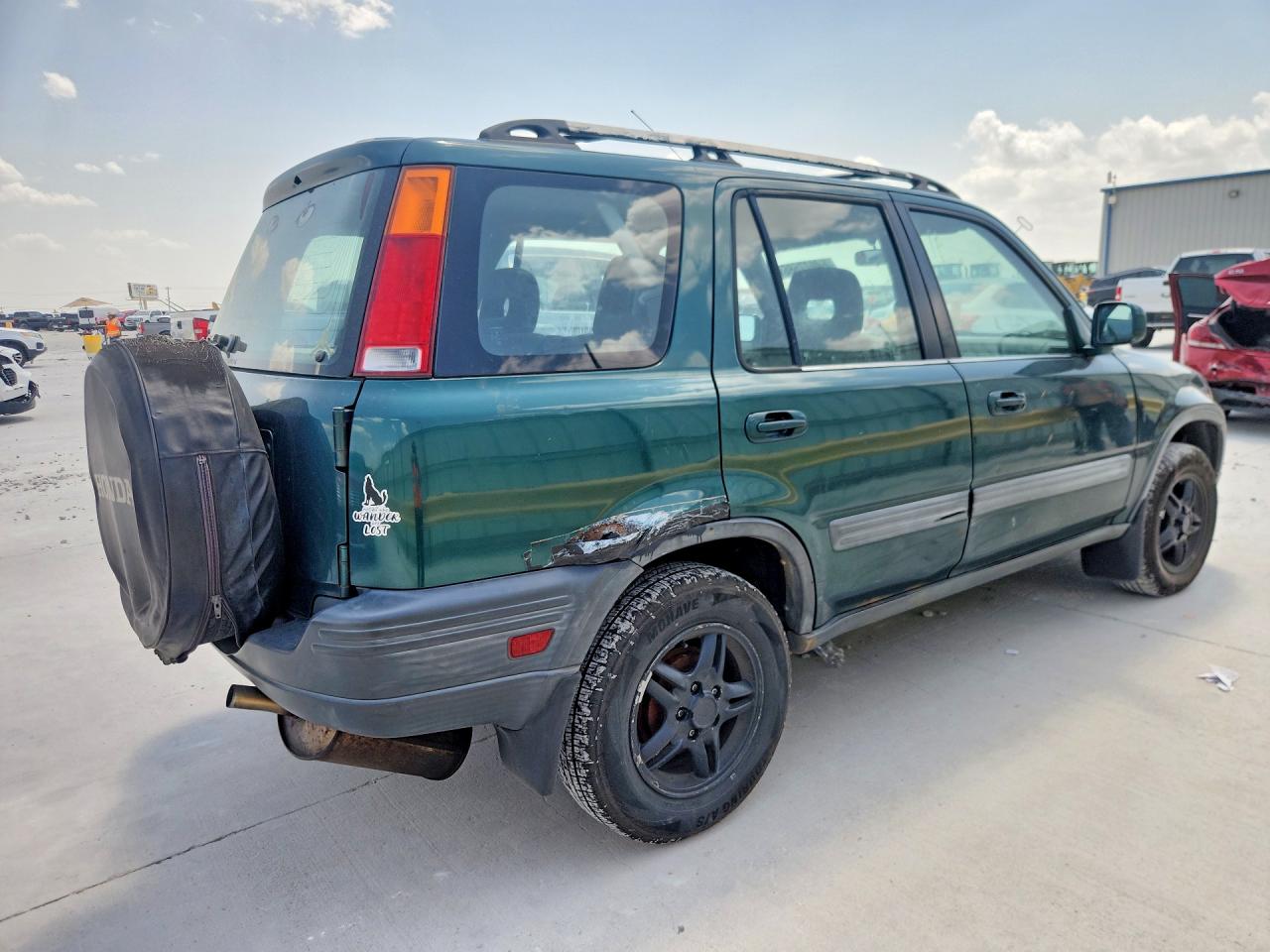 2000 Honda Cr-v Ex Green vin: JHLRD186XYC040142