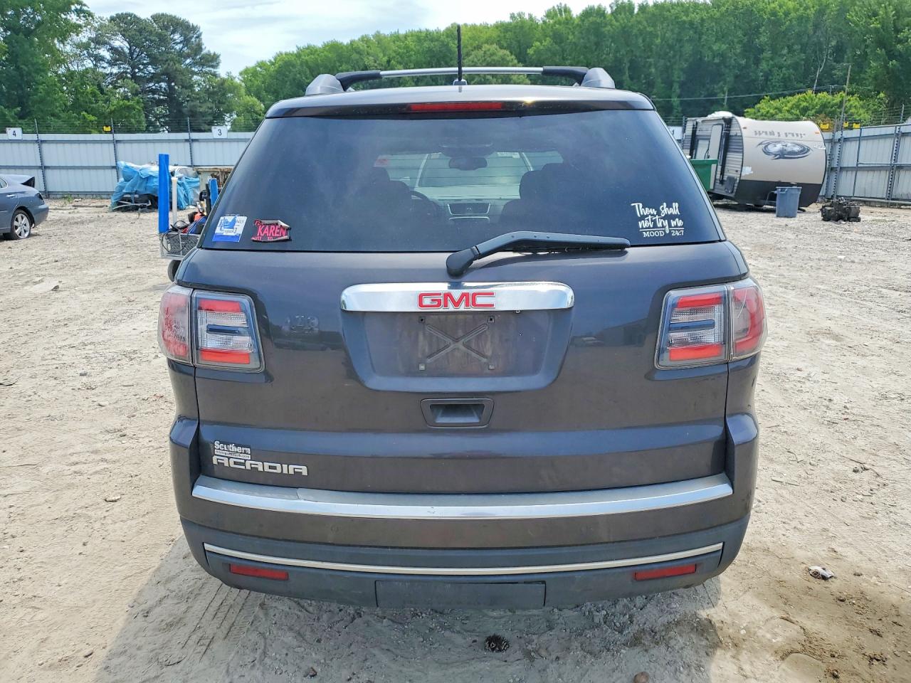 2014 Gmc Acadia Sle Black vin: 1GKKRPKD6EJ215265