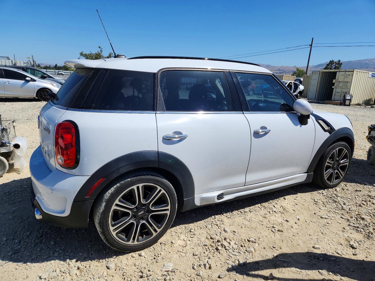 2015 Mini Cooper S Countryman Белый vin: WMWZC3C54FWT05432
