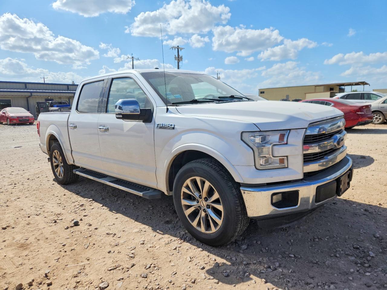 2015 Ford F150 Supercrew White vin: 1FTEW1CF7FKE36772