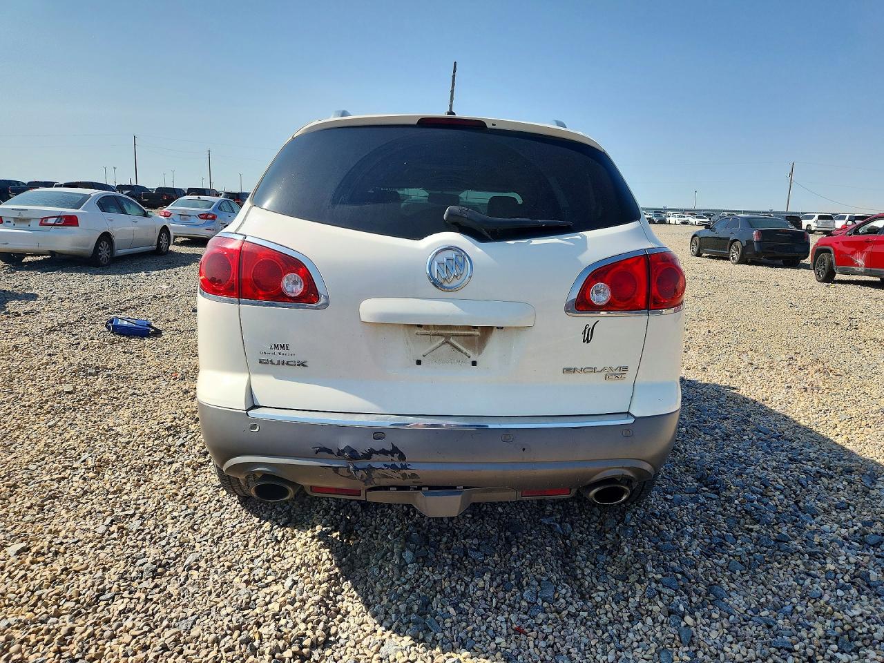 2010 Buick Enclave Cxl White vin: 5GALRCED1AJ210782