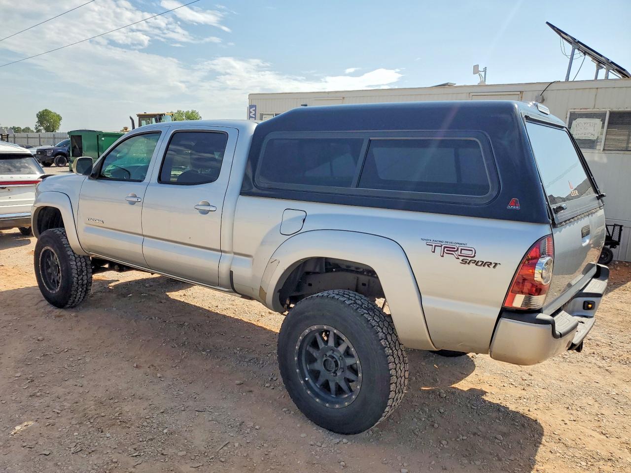 2009 Toyota Tacoma Double Cab Long Bed Silver vin: 5TEMU52N89Z600998