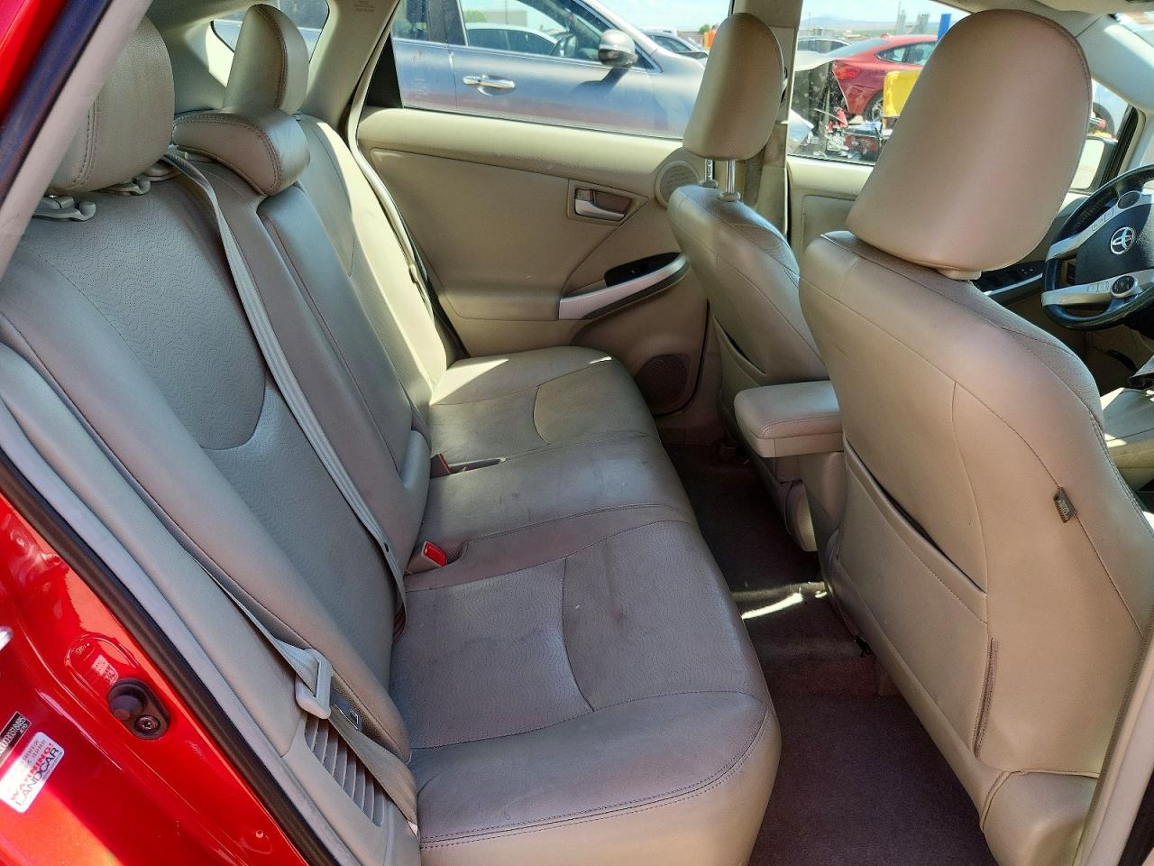 2011 Toyota Prius Five Red vin: JTDKN3DU0B0318485