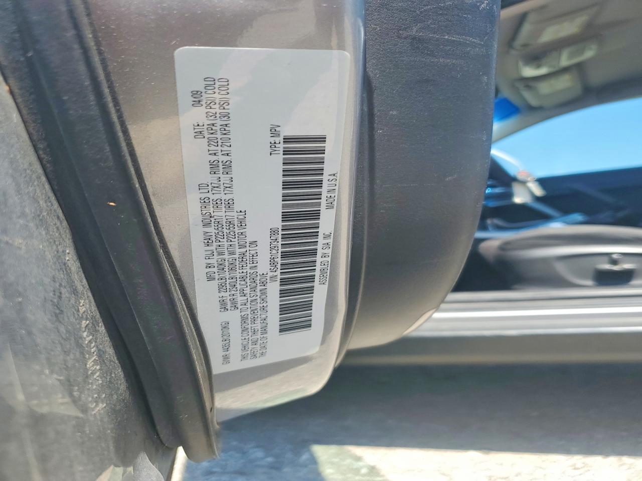 2009 Subaru Outback 2.5i Gray vin: 4S4BP61C297347880