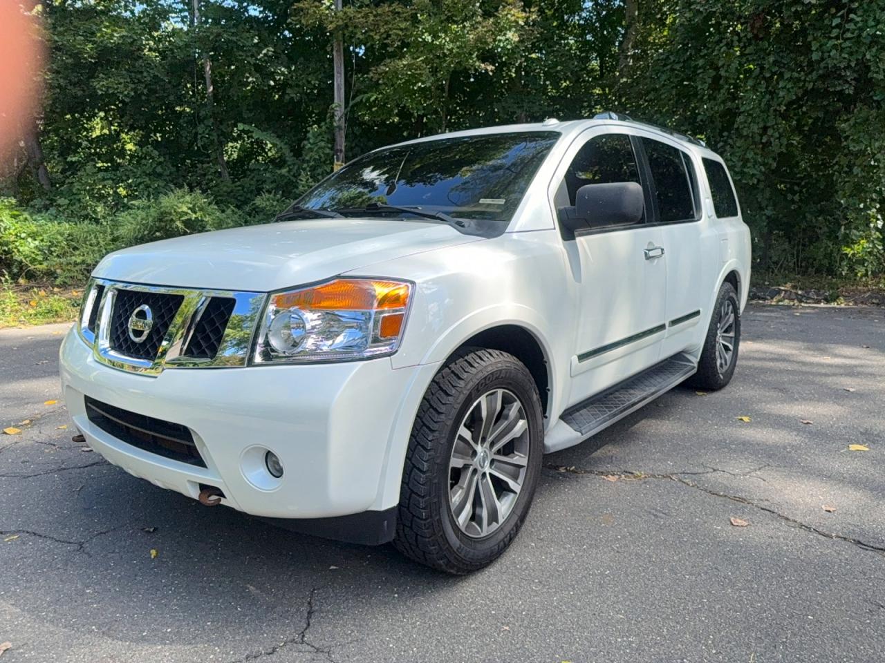 2015 Nissan Armada Sl Белый vin: 5N1AA0ND5FN608634