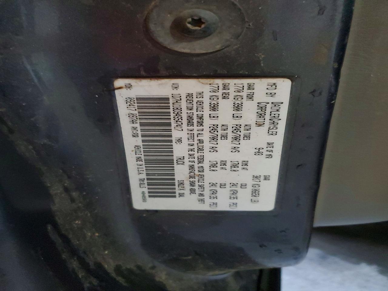 2004 Dodge Ram 1500 St Серый vin: 1D7HU18D94S547417