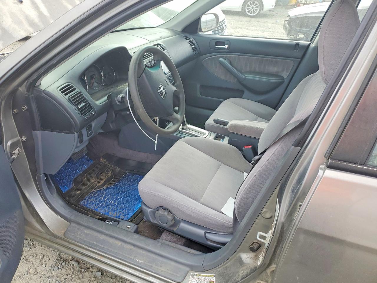 2005 Honda Civic Lx Silver vin: JHMES16565S005559