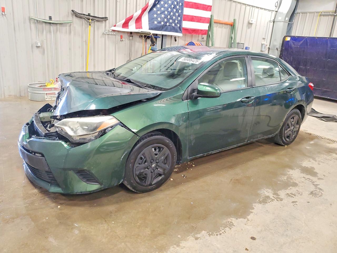 2014 Toyota Corolla Le Green vin: 5YFBURHE2EP104102