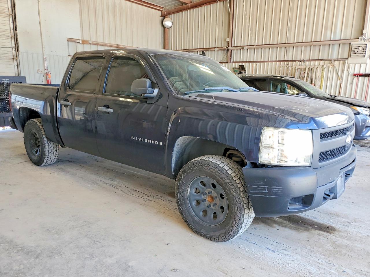 2008 Chevrolet Silverado C1500 Blue vin: 3GCEC13C08G265114
