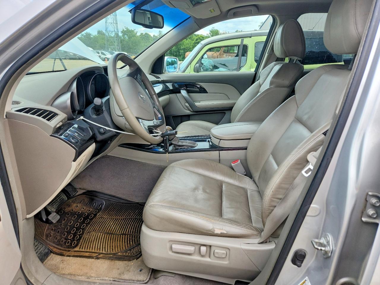 2009 Acura Mdx Silver vin: 2HNYD28669H533663