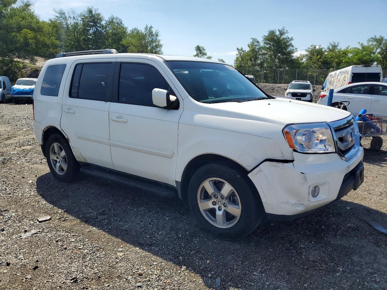 2011 Honda Pilot Exl White vin: 5FNYF3H68BB008363