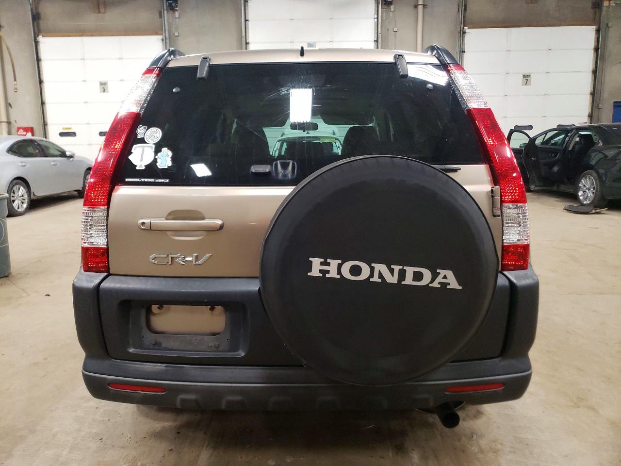 2005 Honda Cr-v Ex Tan vin: JHLRD78835C062788