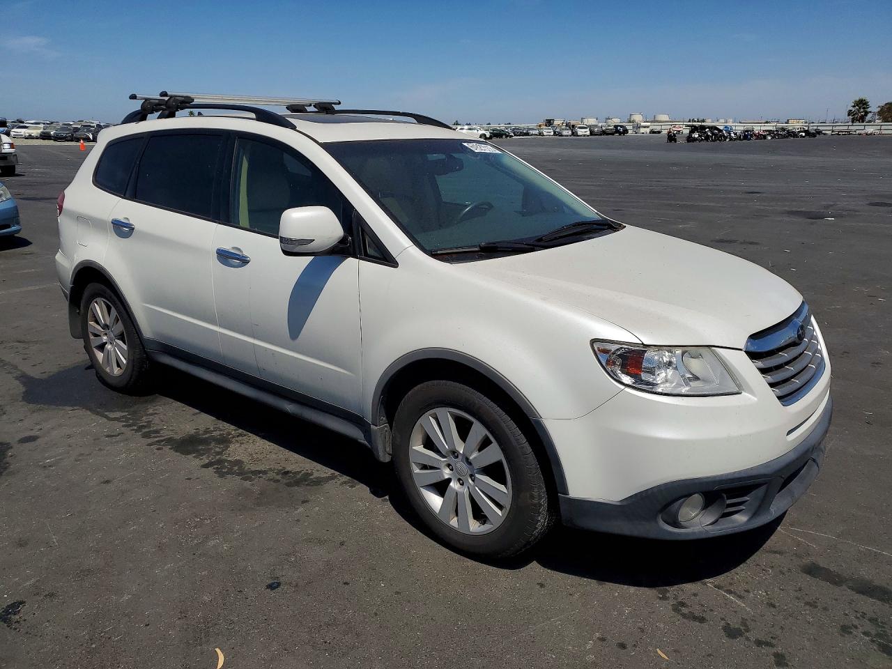 2013 Subaru Tribeca Limited White vin: 4S4WX9GD2D4400414