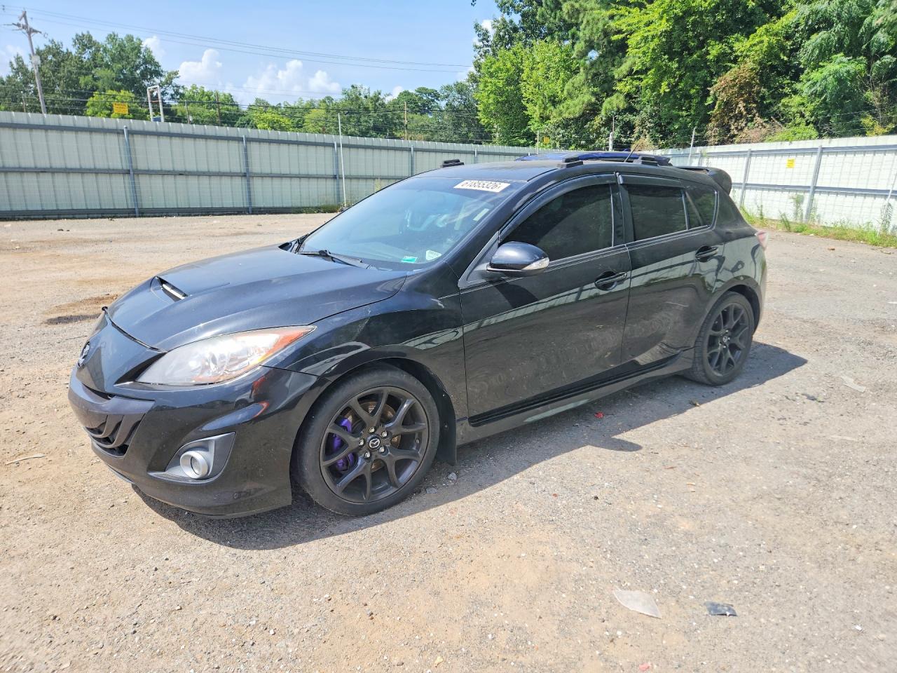2013 Mazda Speed 3 Black vin: JM1BL1L31D1799248