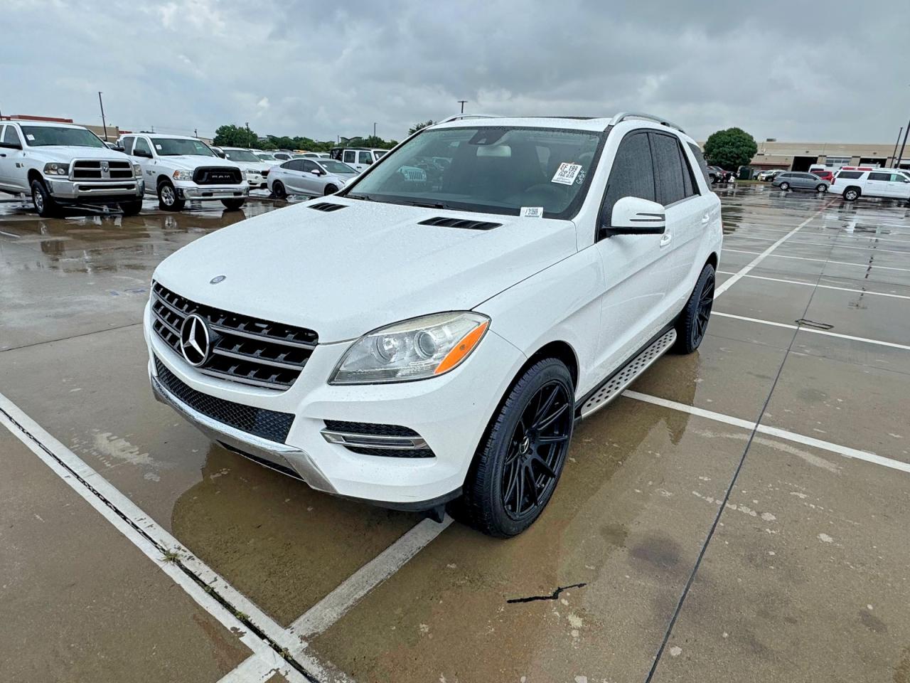 2015 Mercedes-benz Ml 350 4matic White vin: 4JGDA5HB0FA458220