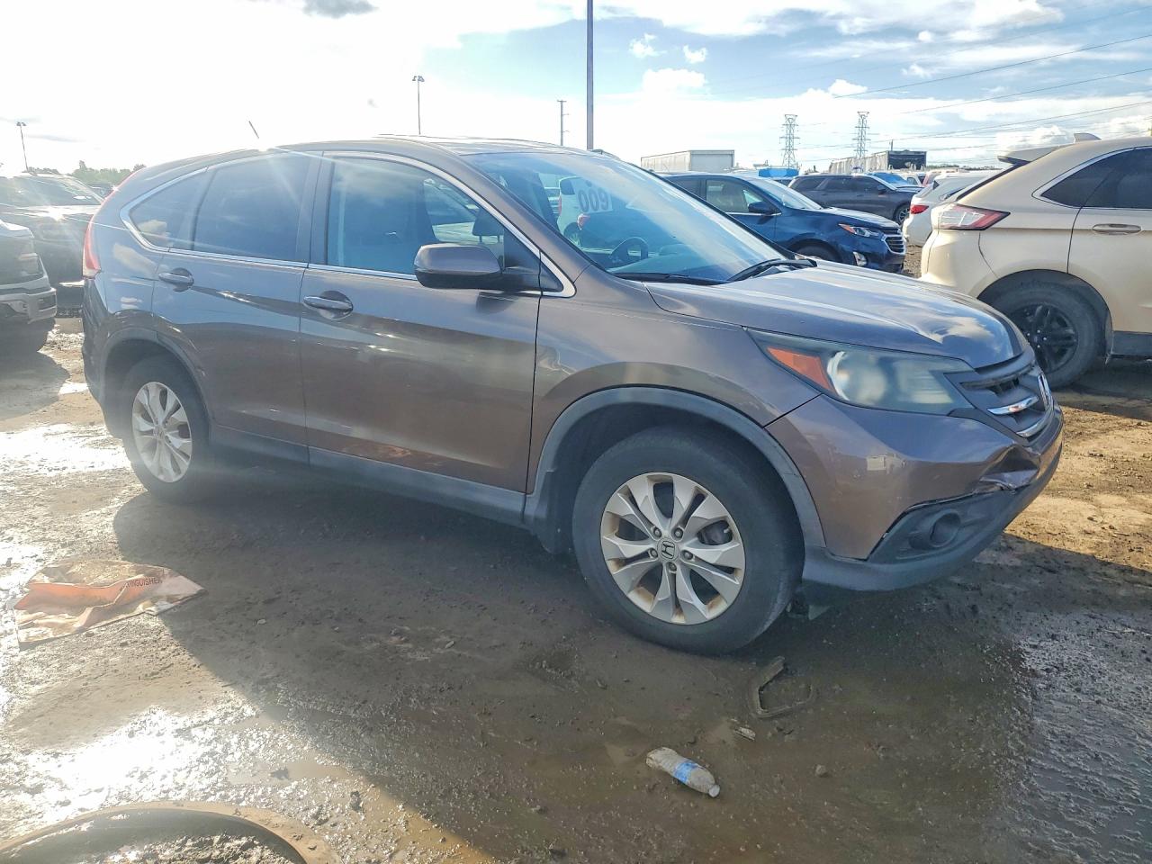 2012 Honda Cr-v Ex Gray vin: 5J6RM3H57CL024838