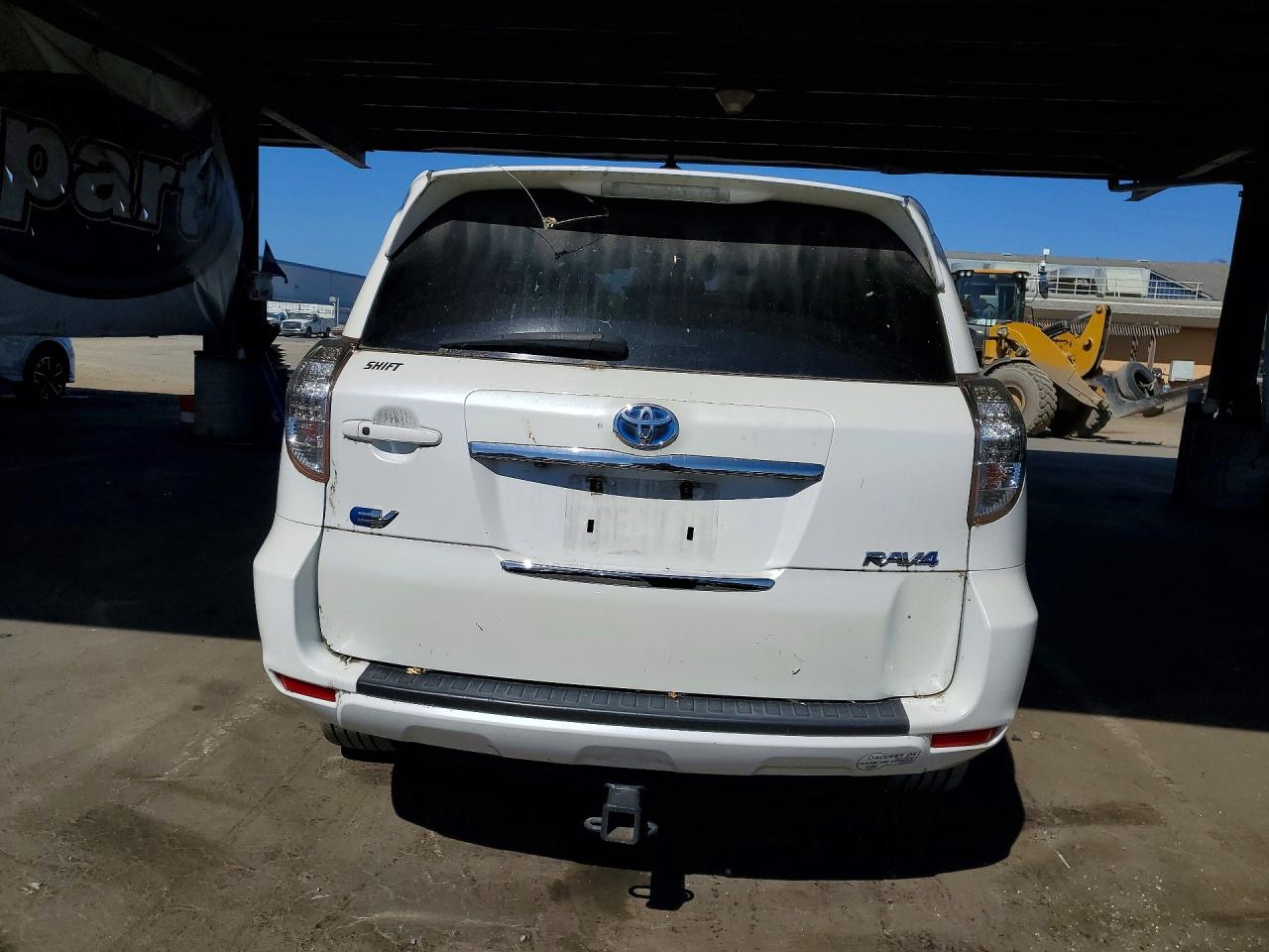 2013 Toyota Rav4 Ev Base White vin: 2T3YL4DV5DW002173