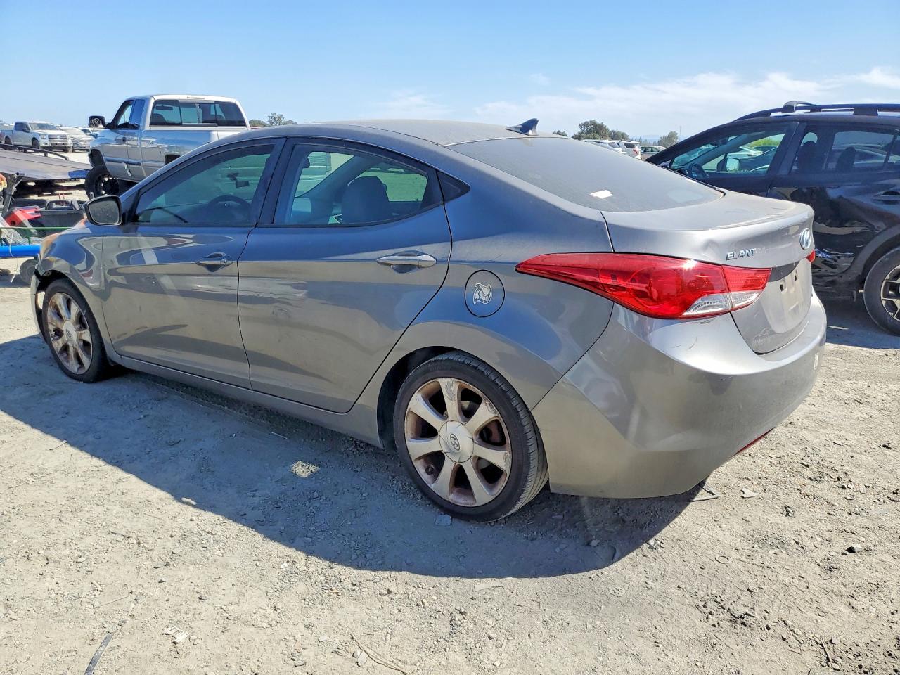 2011 Hyundai Elantra Limited Gray vin: 5NPDH4AE6BH075268