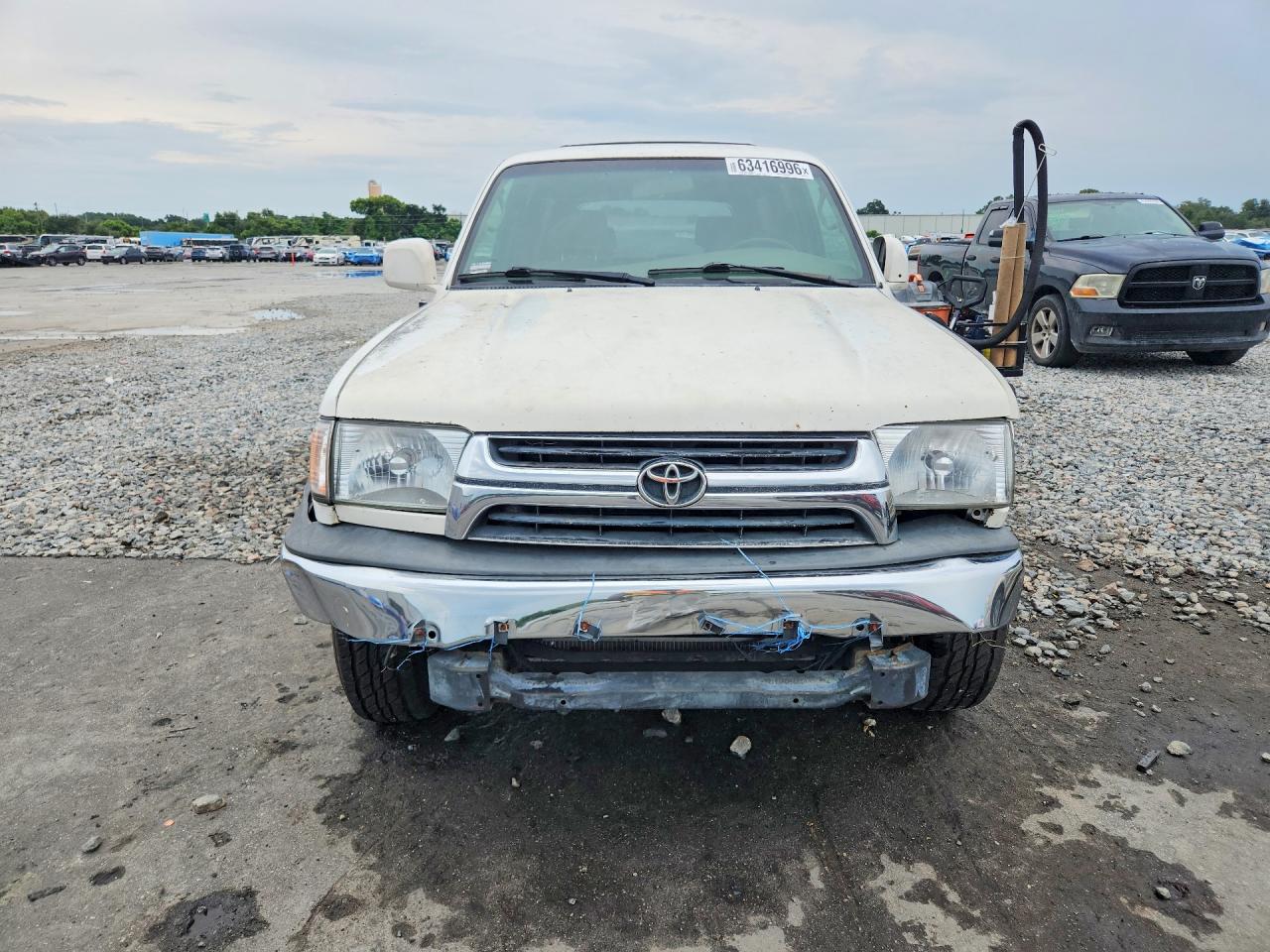 2002 Toyota 4runner Sr5 White vin: JT3GN86R420222715