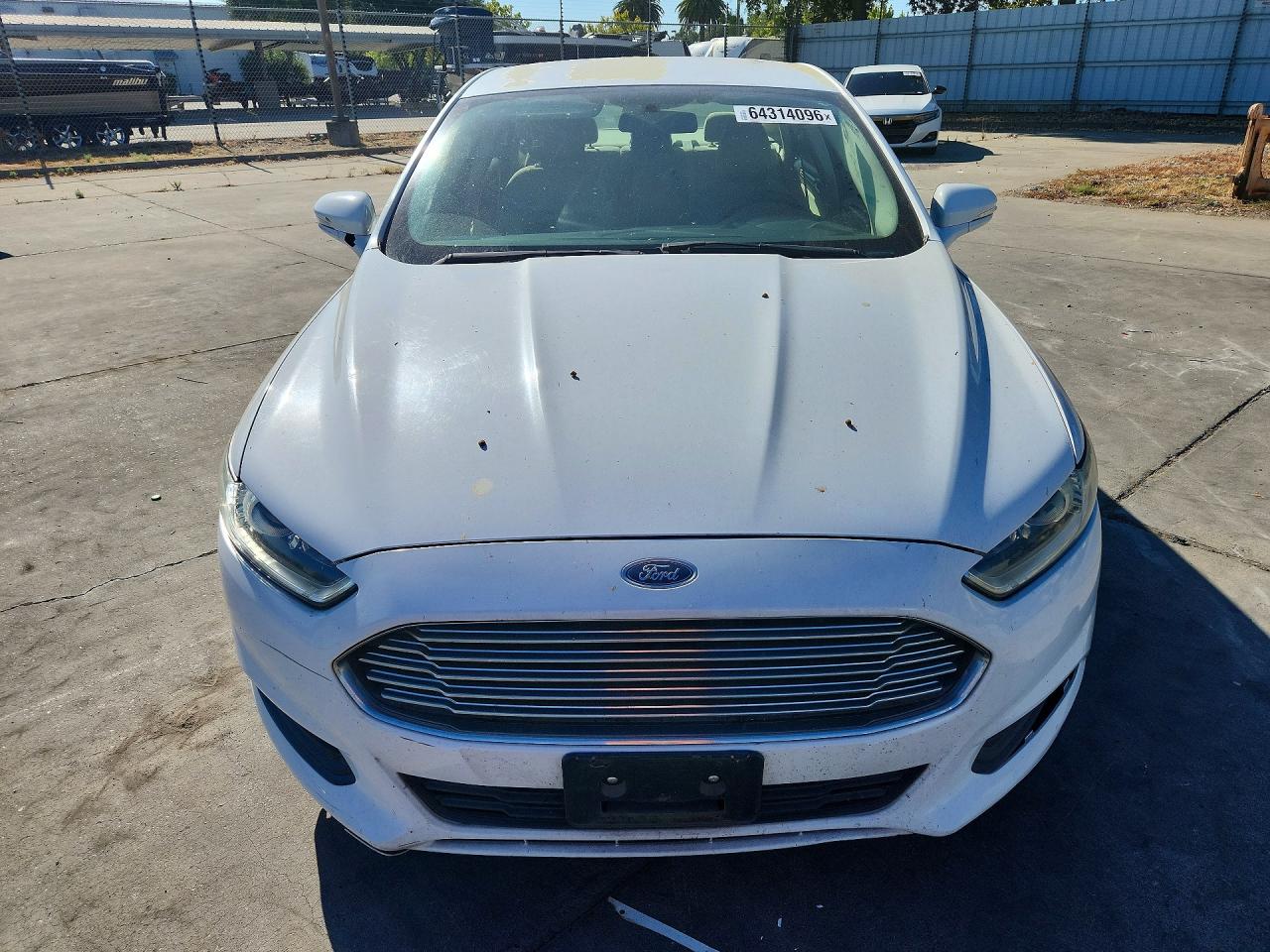 2015 Ford Fusion Se White vin: 3FA6P0H70FR143827