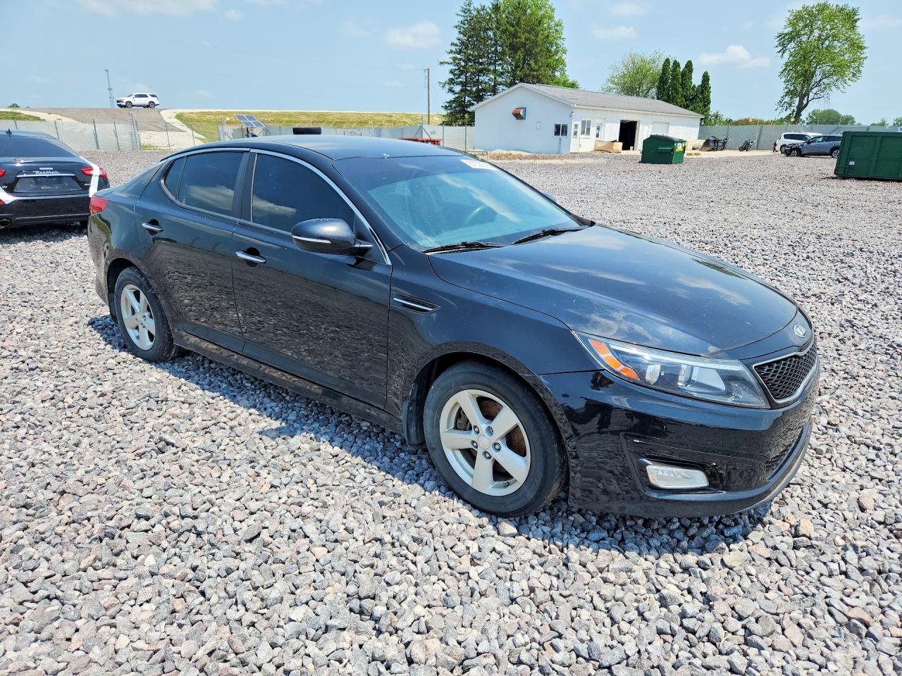 2015 Kia Optima Lx Black vin: KNAGM4A71F5659171