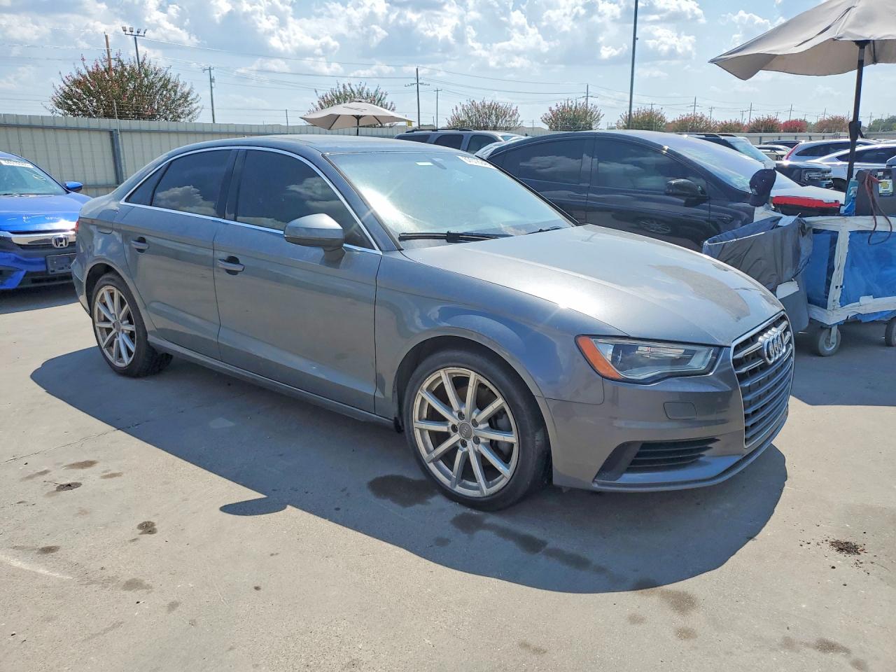 2015 Audi A3 Premium Plus Gray vin: WAUCCGFF6F1011965