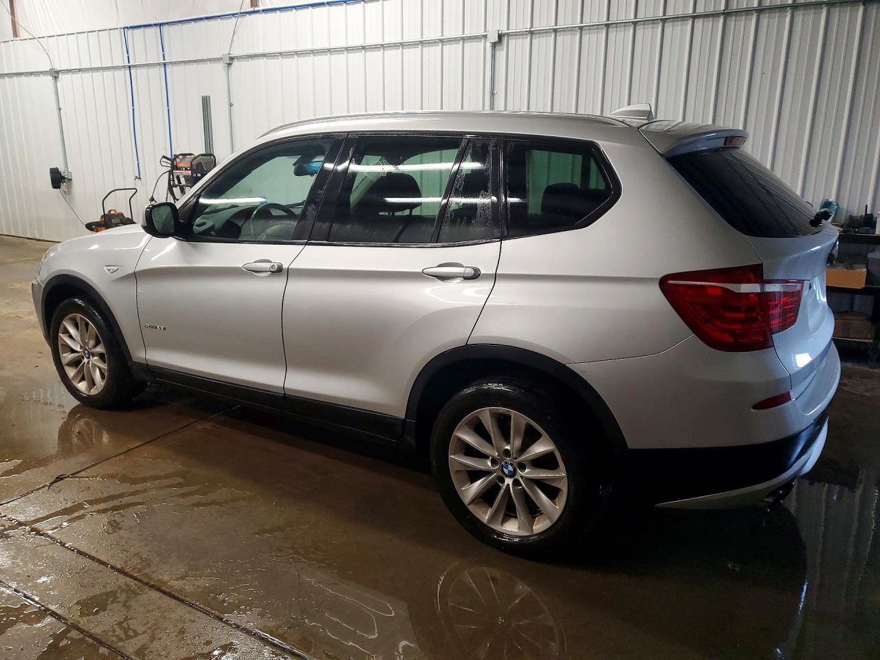 2014 Bmw X3 Xdrive28i Silver vin: 5UXWX9C50E0D29520