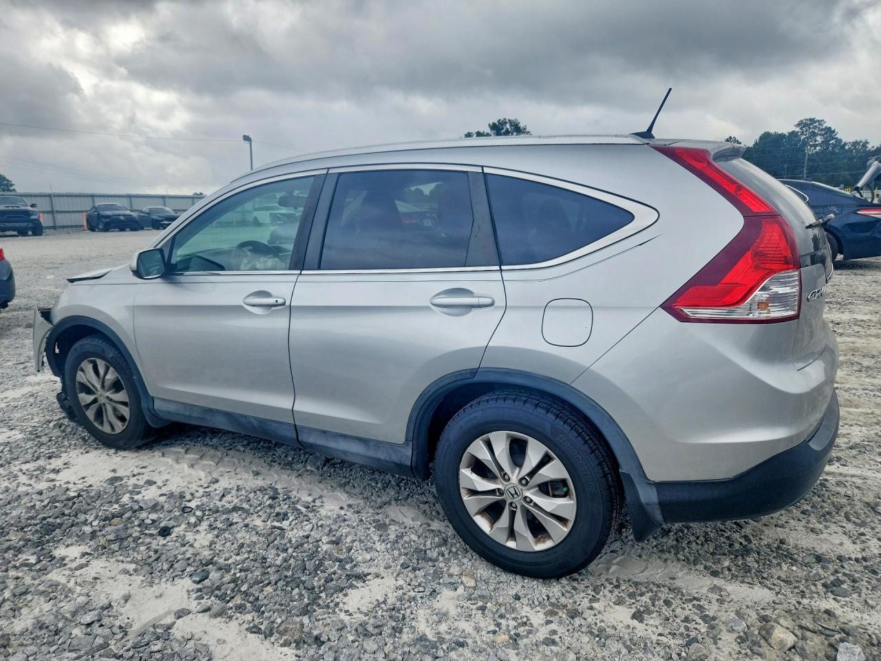 2014 Honda Cr-v Exl Серебряный vin: 2HKRM3H76EH551560