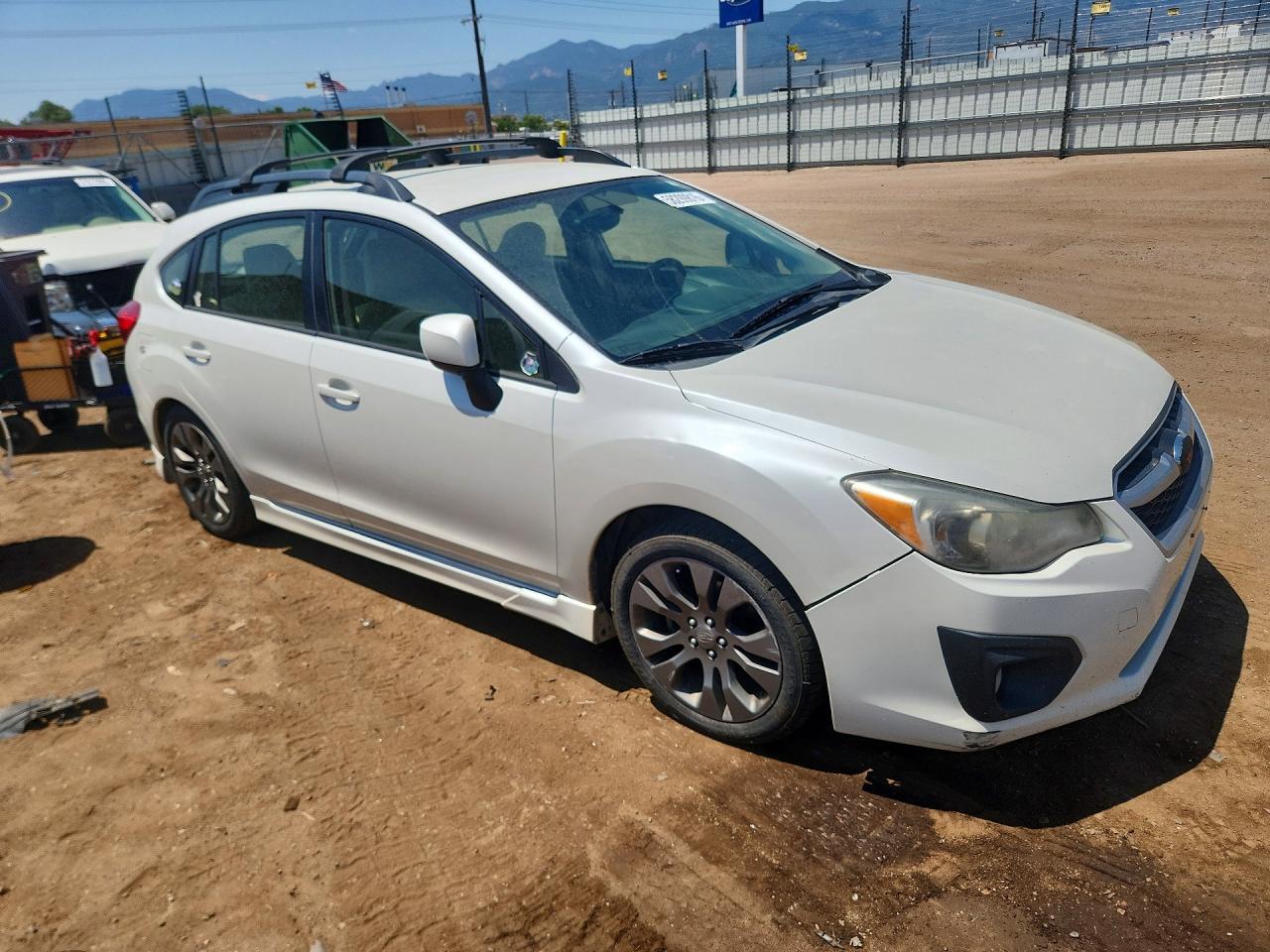 2013 Subaru Impreza Sport Premium White vin: JF1GPAL61DH210314
