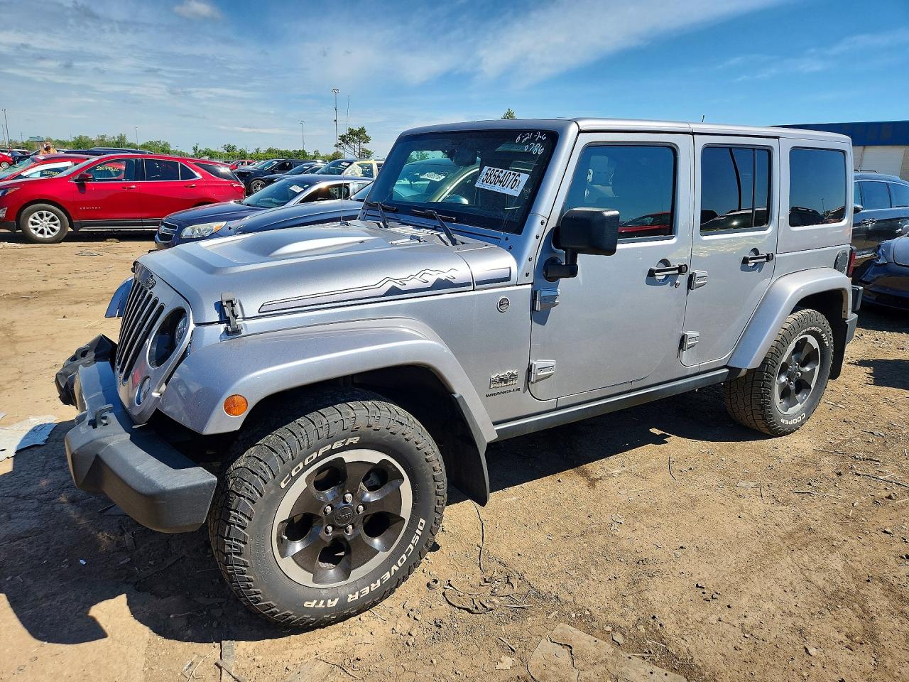 2014 Jeep Wrangler Unlimited Sahara Серебряный vin: 1C4HJWEG3EL170786