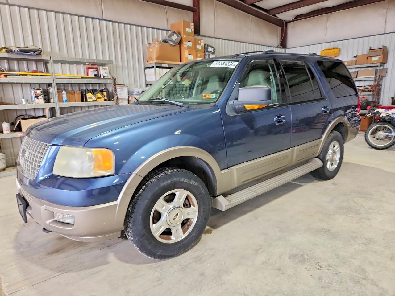 2003 Ford Expedition Eddie Bauer Blue vin: 1FMPU18L53LB92229