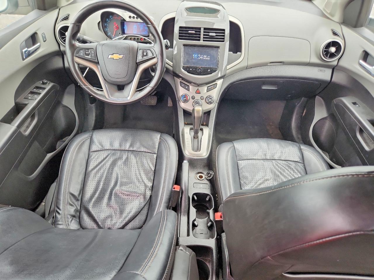2014 Chevrolet Sonic Ltz White vin: 1G1JE6SB9E4193863