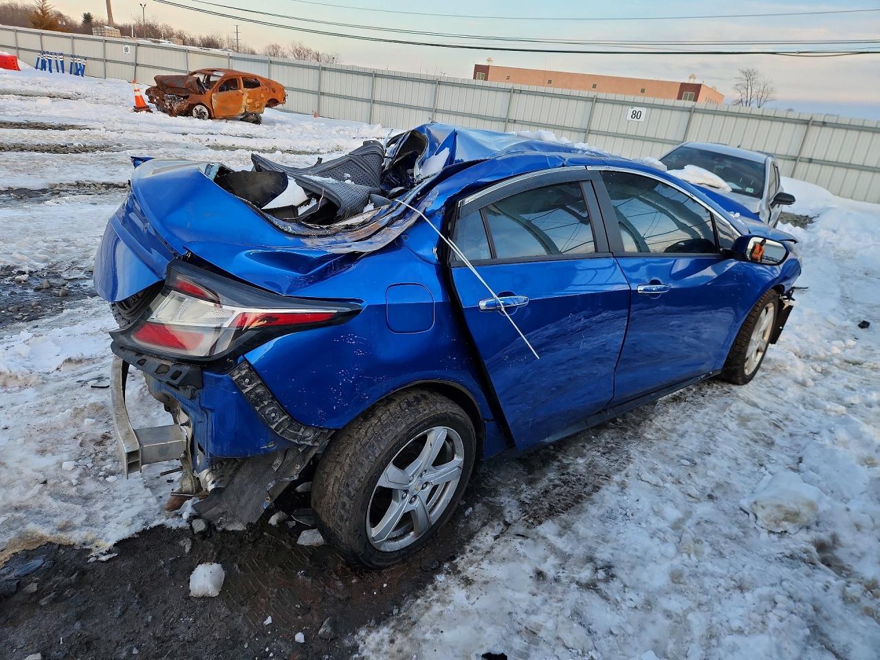 2017 Chevrolet Volt Lt Синий vin: 1G1RA6S55HU213989