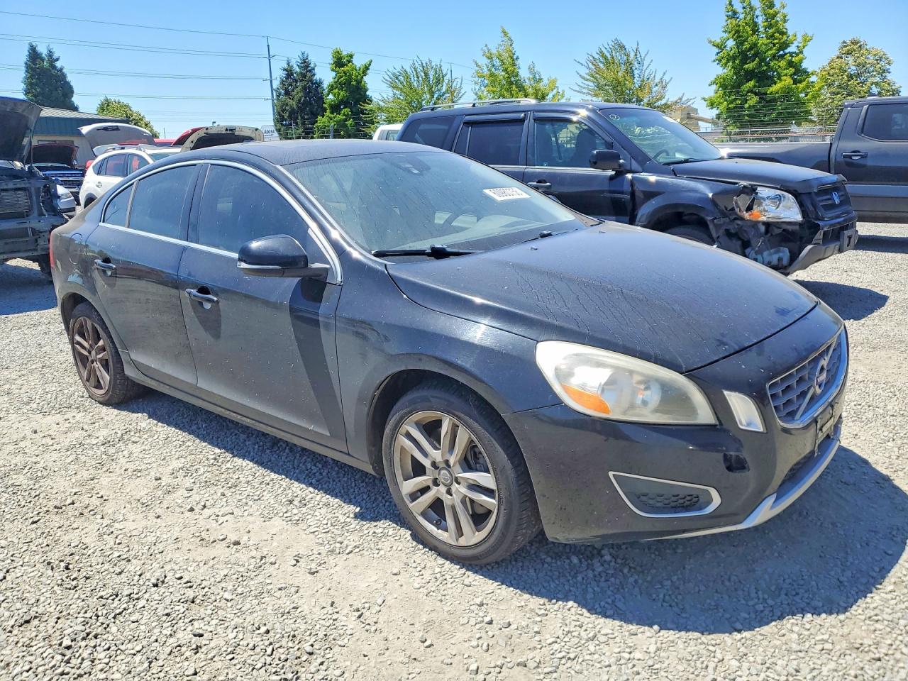 2012 Volvo S60 T5 Black vin: YV1622FS7C2110734