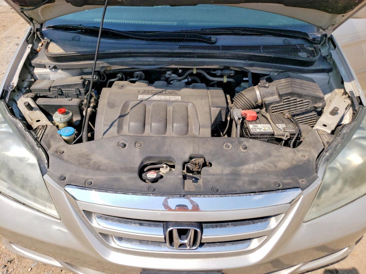 2007 Honda Odyssey Exl Silver vin: 5FNRL38657B123166