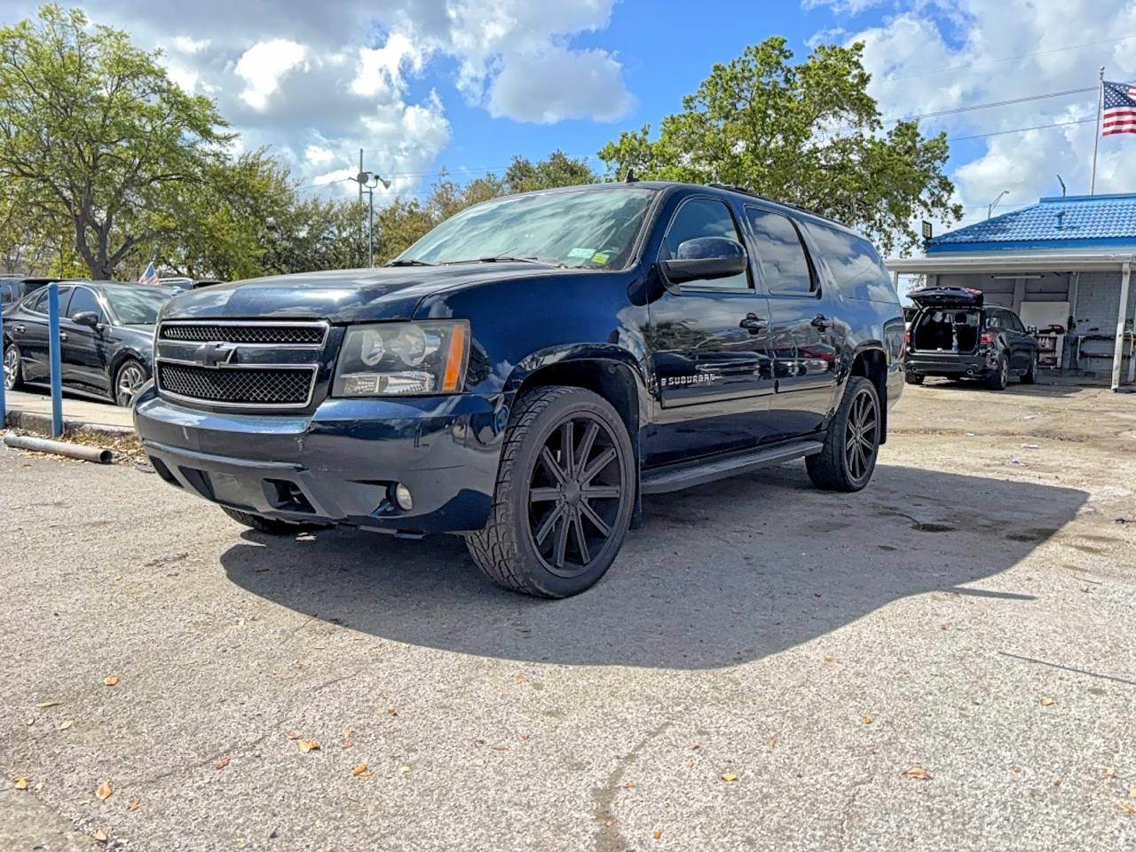 2007 Chevrolet Suburban K1500 Blue vin: 1GNFK16377J321296