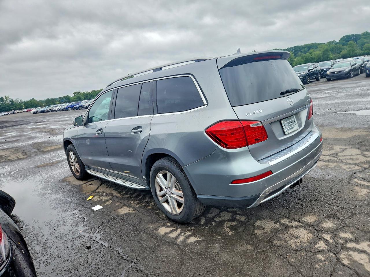 2014 Mercedes-benz Gl 450 4matic Silver vin: 4JGDF7CE1EA427751