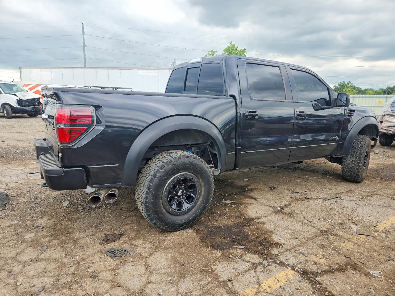 2012 Ford F150 Svt Raptor Black vin: 1FTFW1R63CFC64840