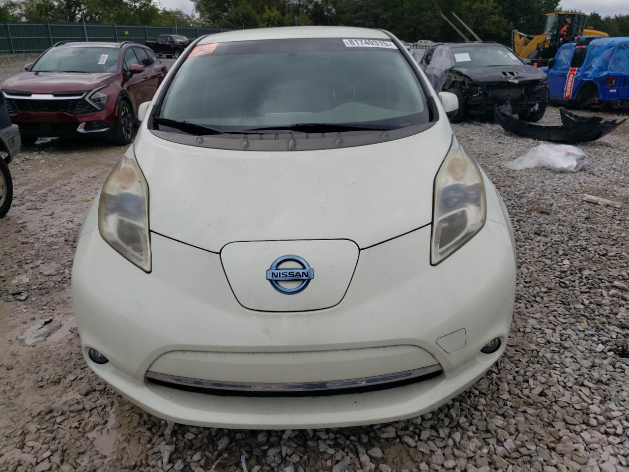 2011 Nissan Leaf Sv Белый vin: JN1AZ0CP0BT005898