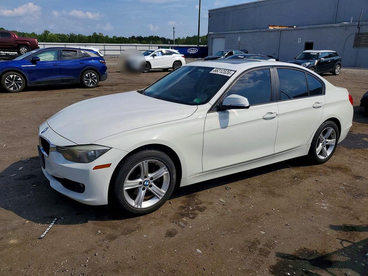 2013 Bmw 328 I White vin: WBA3A5C56DF602240