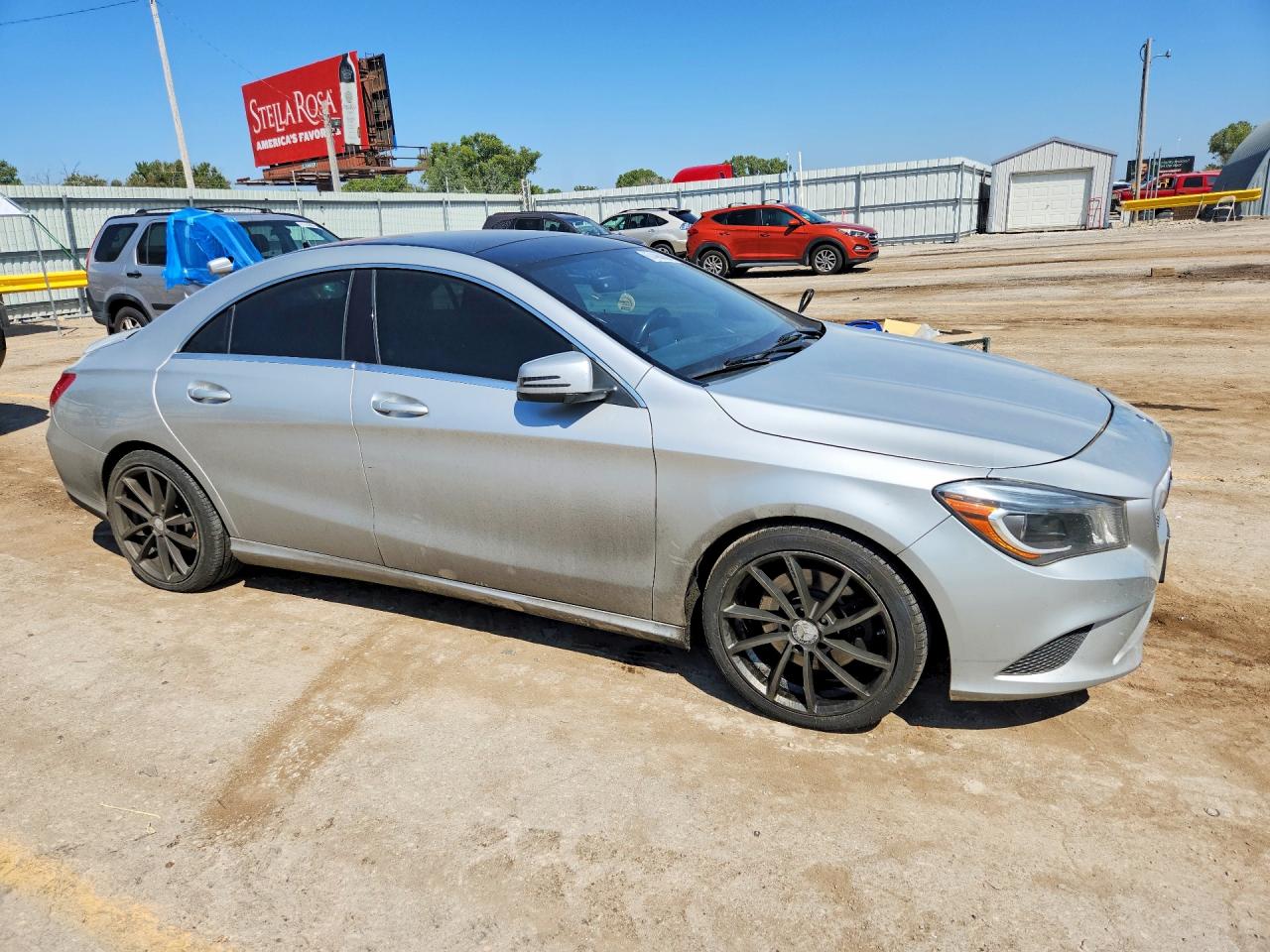 2014 Mercedes-benz Cla 250 Silver vin: WDDSJ4EB0EN040943