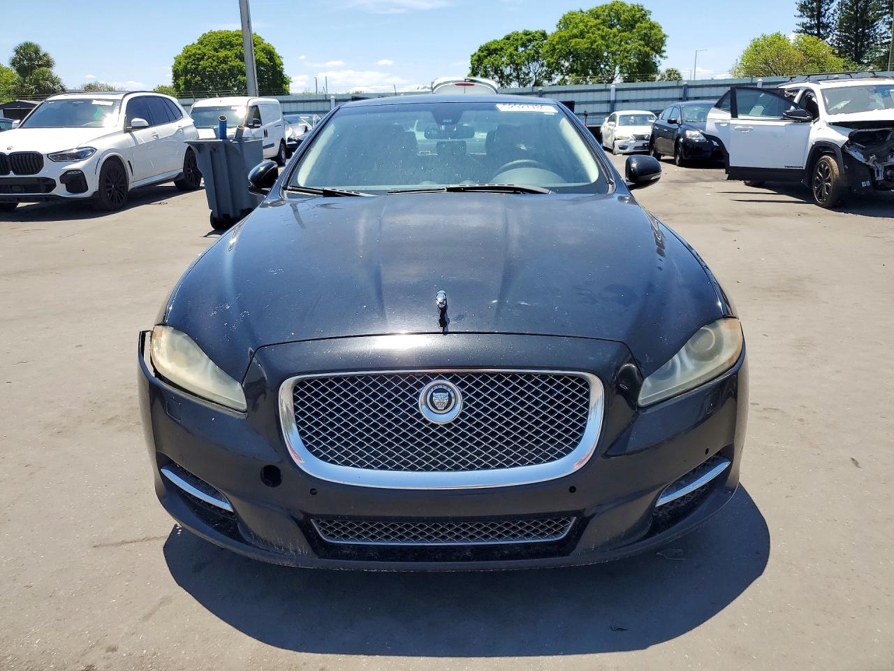 2012 Jaguar Xj Supercharged Черный vin: SAJWA1GE5CMV34303