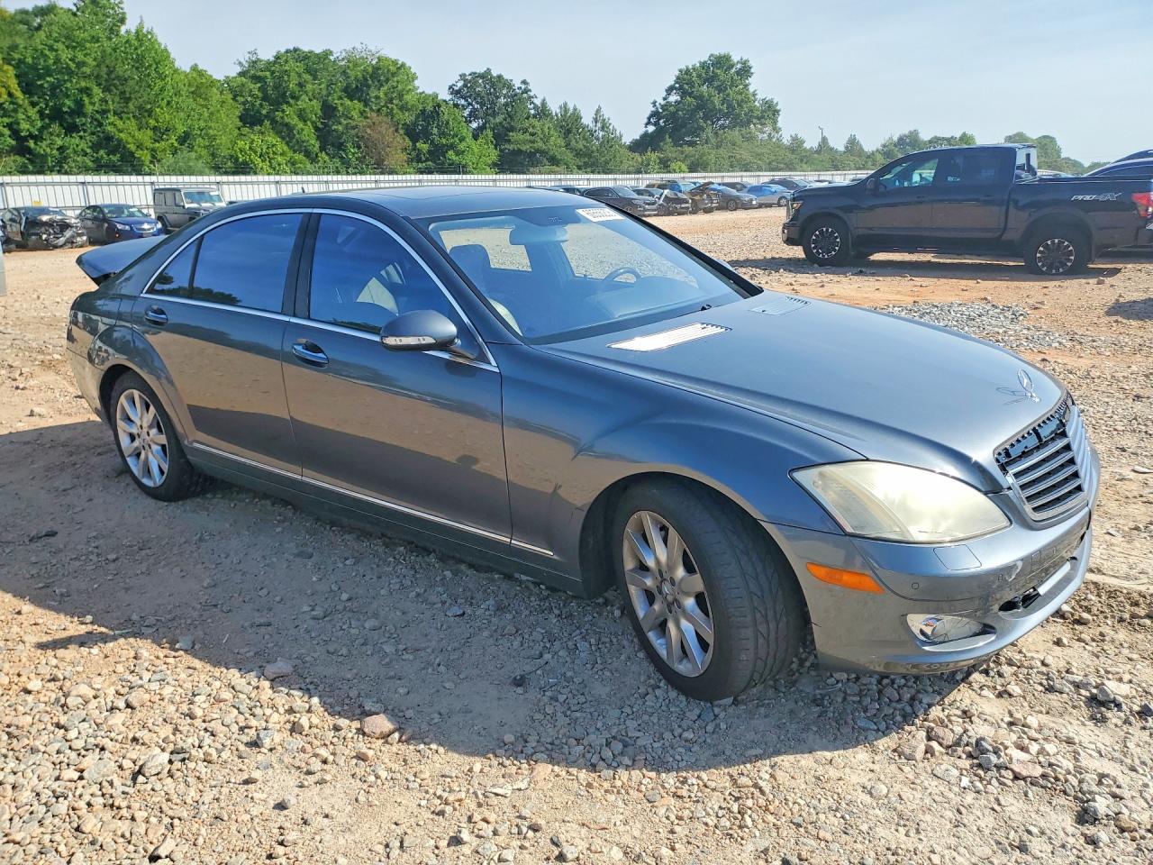 2007 Mercedes-benz S 550 Серый vin: WDDNG71X77A074015