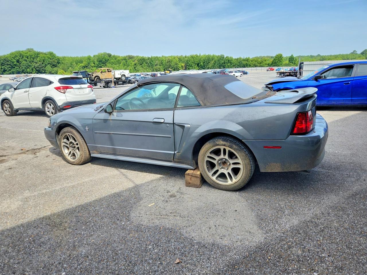 2000 Ford Mustang Gray vin: 1FAFP4444YF281096