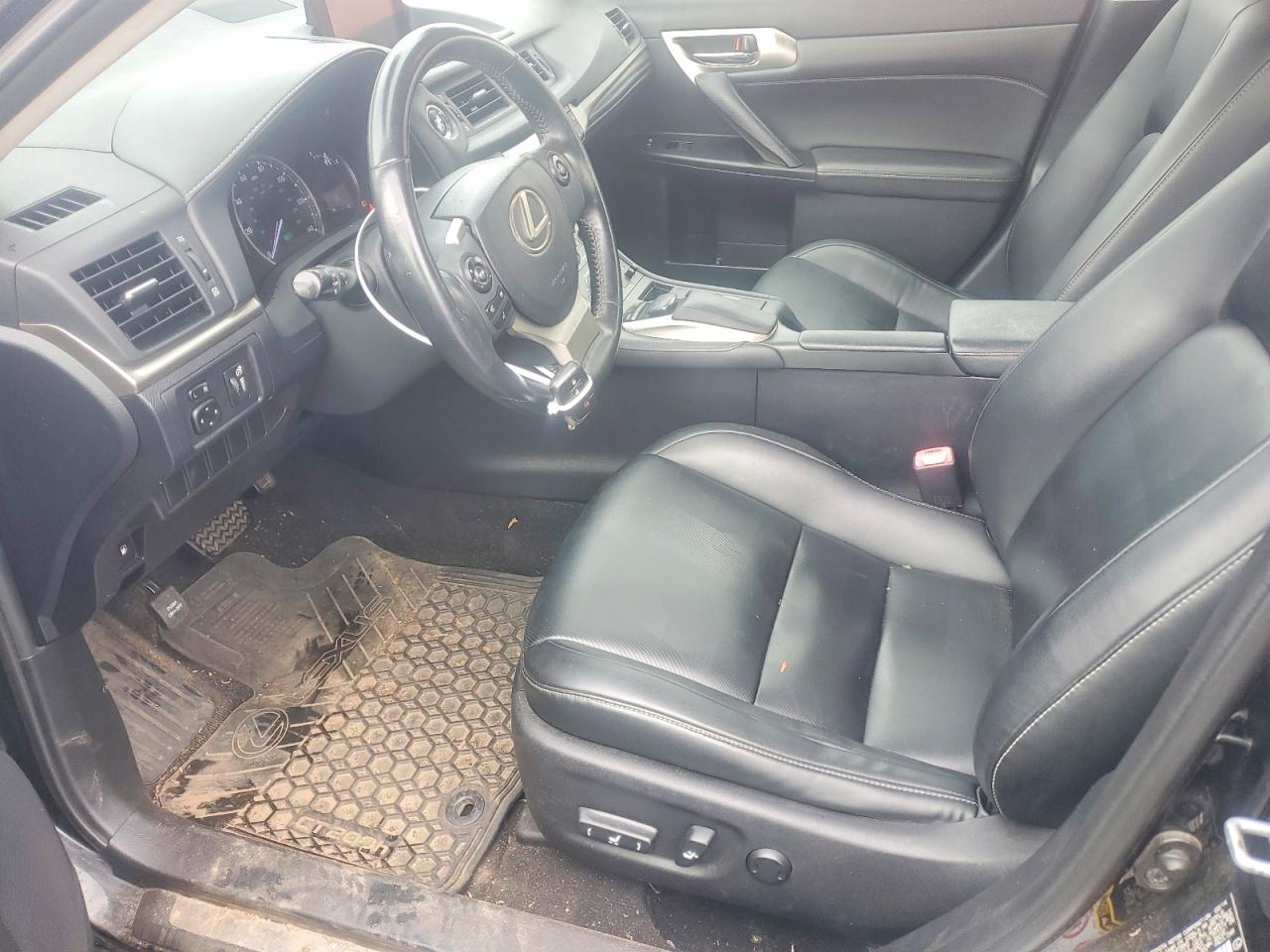 2014 Lexus Ct 200 Black vin: JTHKD5BH2E2188737